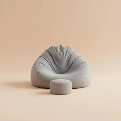 Canapés poufs au design simple, poufs d'extérieur, poufs de salon avec rembourrage, Relleno Para Puf