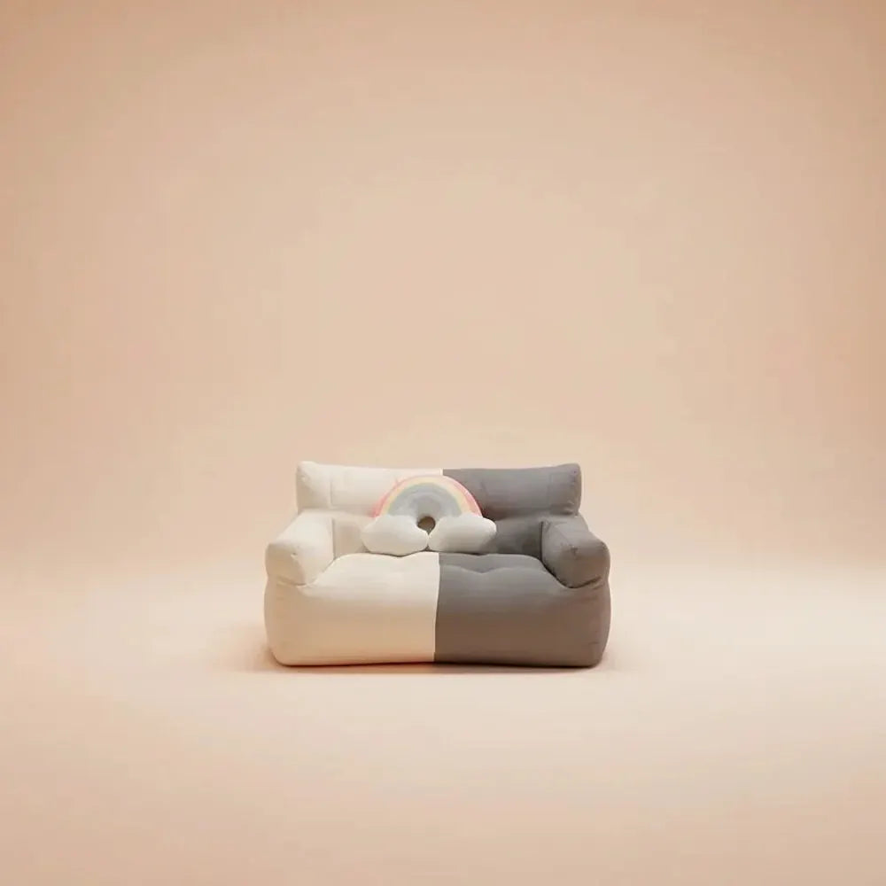 Gaint Paresseux Bean Bag Canapé avec rembourrage en mousse en peluche Mattres de sol Grand canapé de