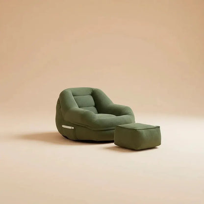Fauteuil de sol pliant Tatami pour gaming avec dossier, convertible en lit paresseux et coussin de s