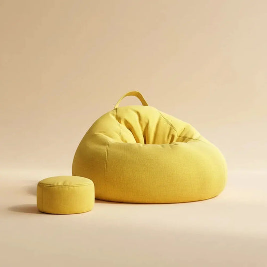 Pouf de sol individuel convertible en lit, avec rembourrage