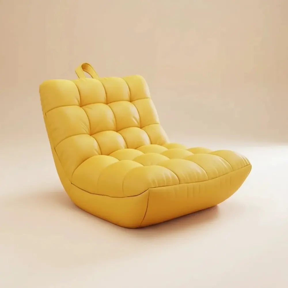 Chaise de pouf minimaliste moderne, chaise longue remplie de mousse EPS, canapé-lit pour adultes et 