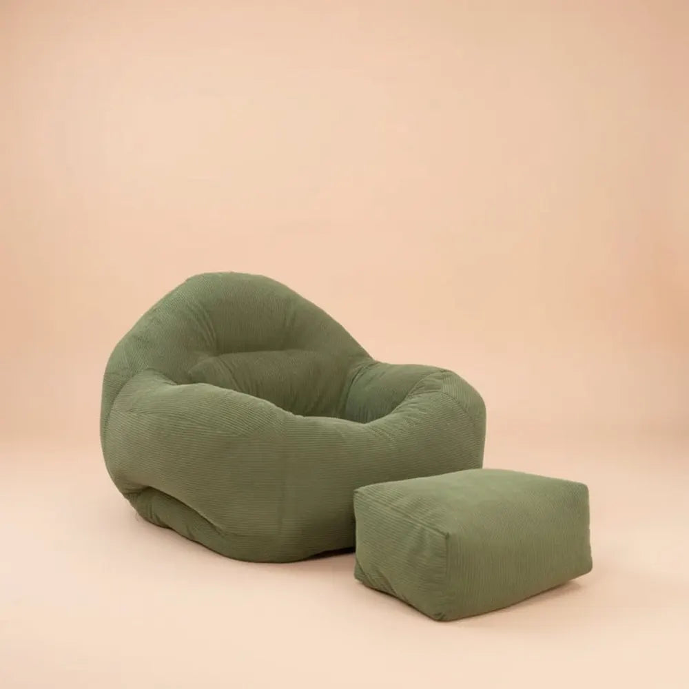 Canapé pouf géant moderne pour salon, balcon et chambre, confortable et relaxant, avec ottoman, mobi