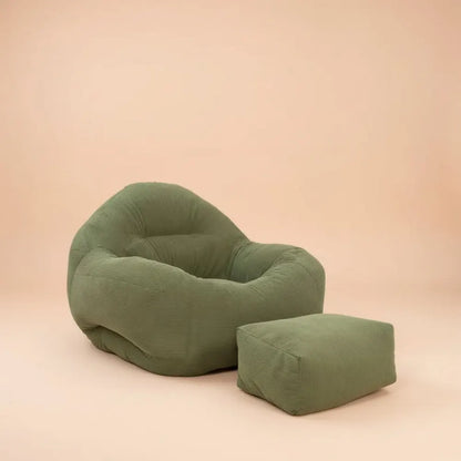 Canapé pouf géant moderne pour salon, balcon et chambre, confortable et relaxant, avec ottoman, mobi