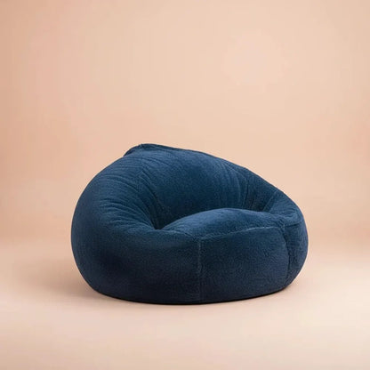 OTAUTAU-Pouf en Fausse Fourrure de Lapin pour Enfant et Adulte, Chaise avec Remplissage, Moelleux, S