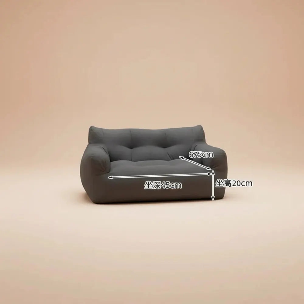 Gaint Paresseux Bean Bag Canapé avec rembourrage en mousse en peluche Mattres de sol Grand canapé de
