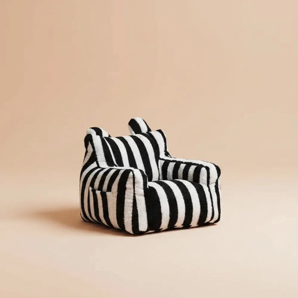 Petit fauteuil pouf mignon avec rembourrage, pouf pour enfants, mini canapé de sol pour enfants, fau