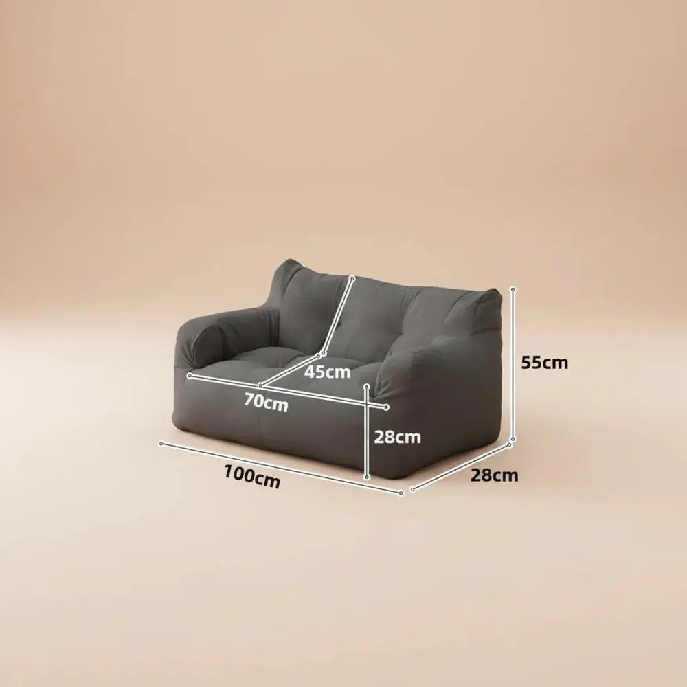 Paresseux pouf canapés géant confortable pouf canapé Double mignon moelleux salon canapés grand mode