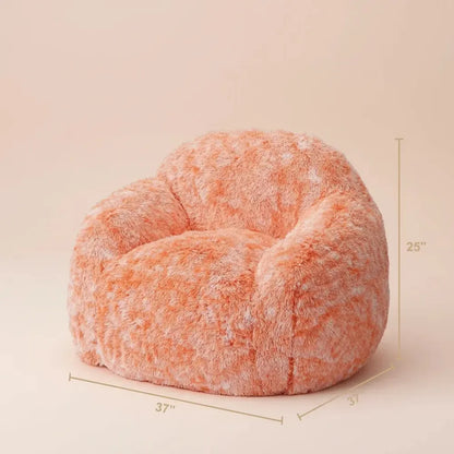 Fauteuil pouf, canapé pouf avec accoudoirs, fauteuil paresseux moelleux en mousse pour la lecture et