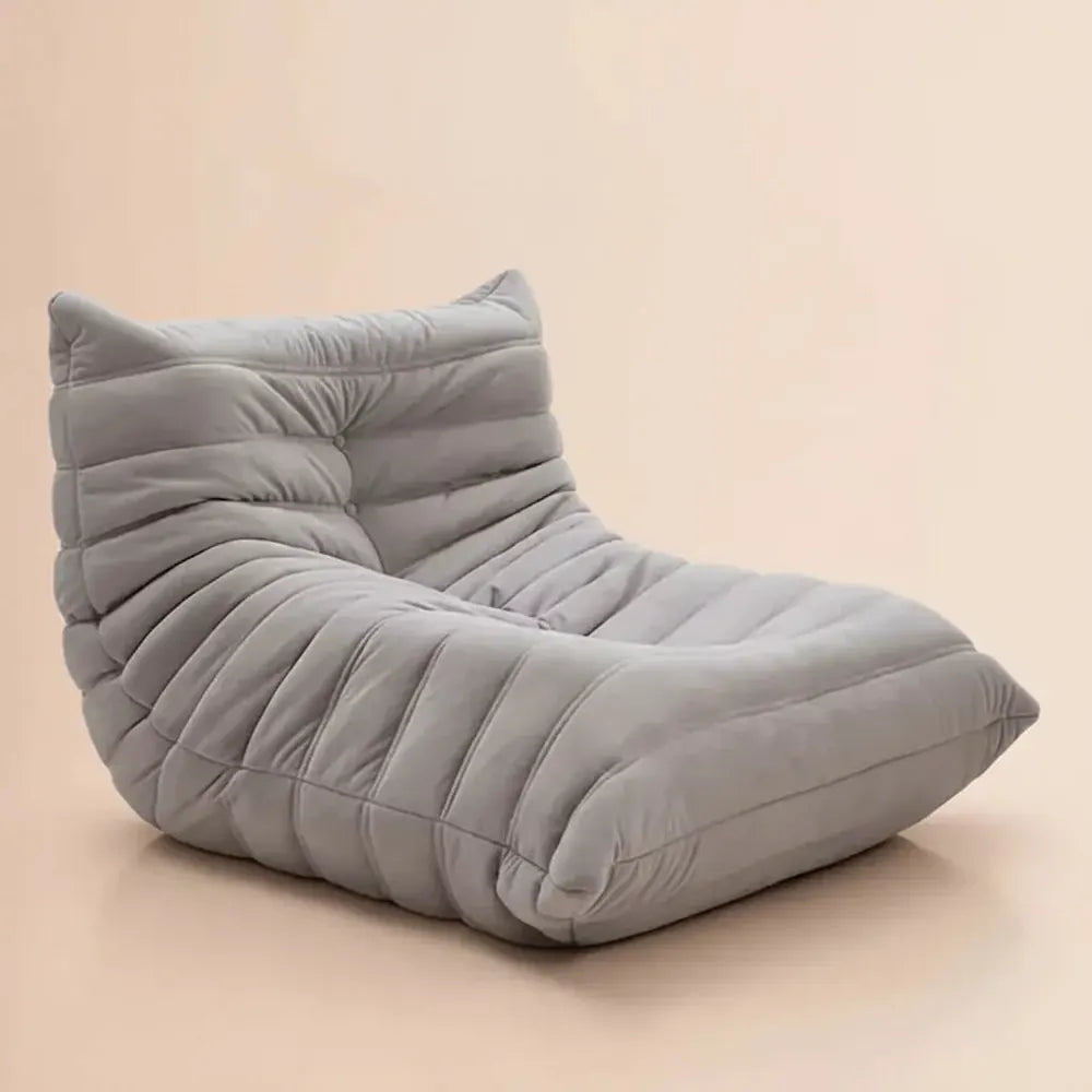 Fauteuil de sol, canapé, pouf pour adultes, fauteuil paresseux, canapé de sol en suède et velours cô