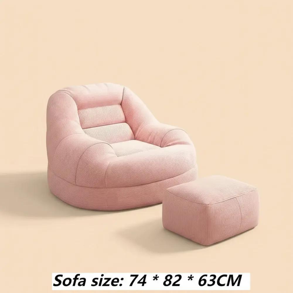 Fauteuil Poire Simple Multifonctionnel pour Chambre, Balcon, Salon – Canapé Décontracté et Esthétiqu