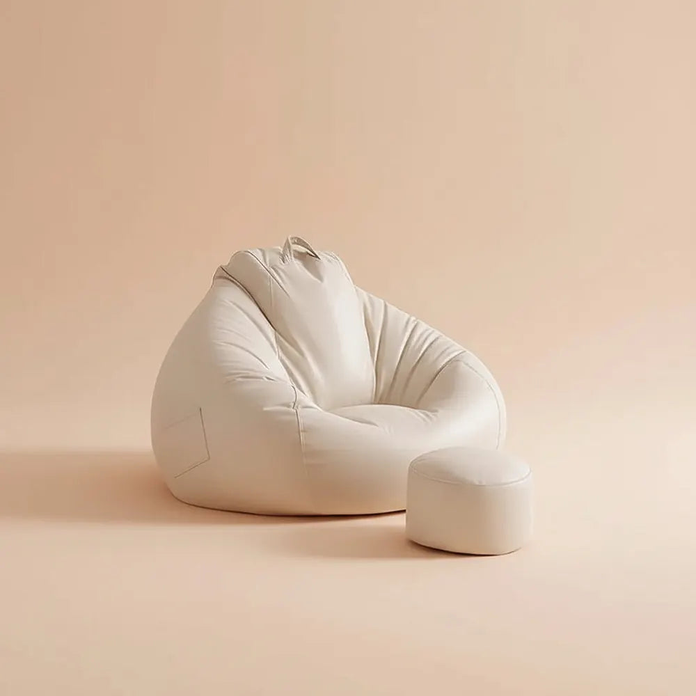 Fauteuils poufs au design doux avec rembourrage, chaises paresseuses d'intérieur, poufs modernes rem