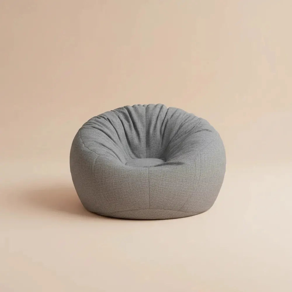 OTAUTAU rempli 70 cm pouf canapé avec remplissage grand coton lin paresseux pouf chambre chaise bouf