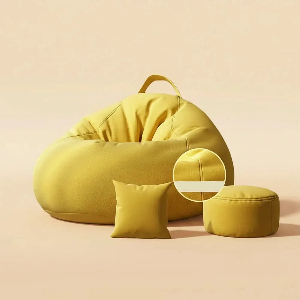 Paresseux canapé pouf personne seule peut s'allonger et dormir sol canapé muebles pouf chaise avec r