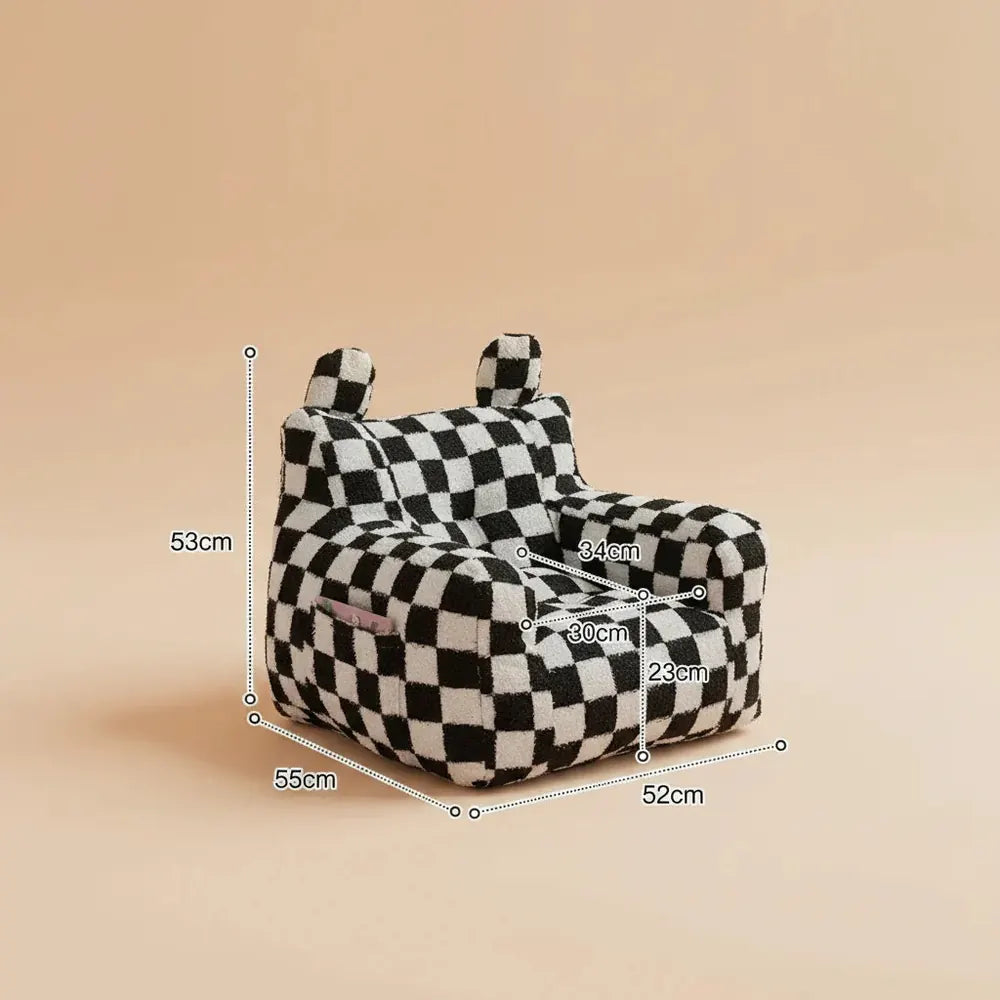 OTAUTAU 3-6 ans enfants petite taille S pouf chaise avec remplissage Faux agneau enfants cadeau de n