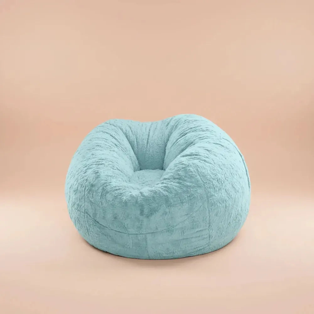 Housse de pouf utilitaire et flexible, anti-décoloration, pour pouf géant d'intérieur, anti-poussièr