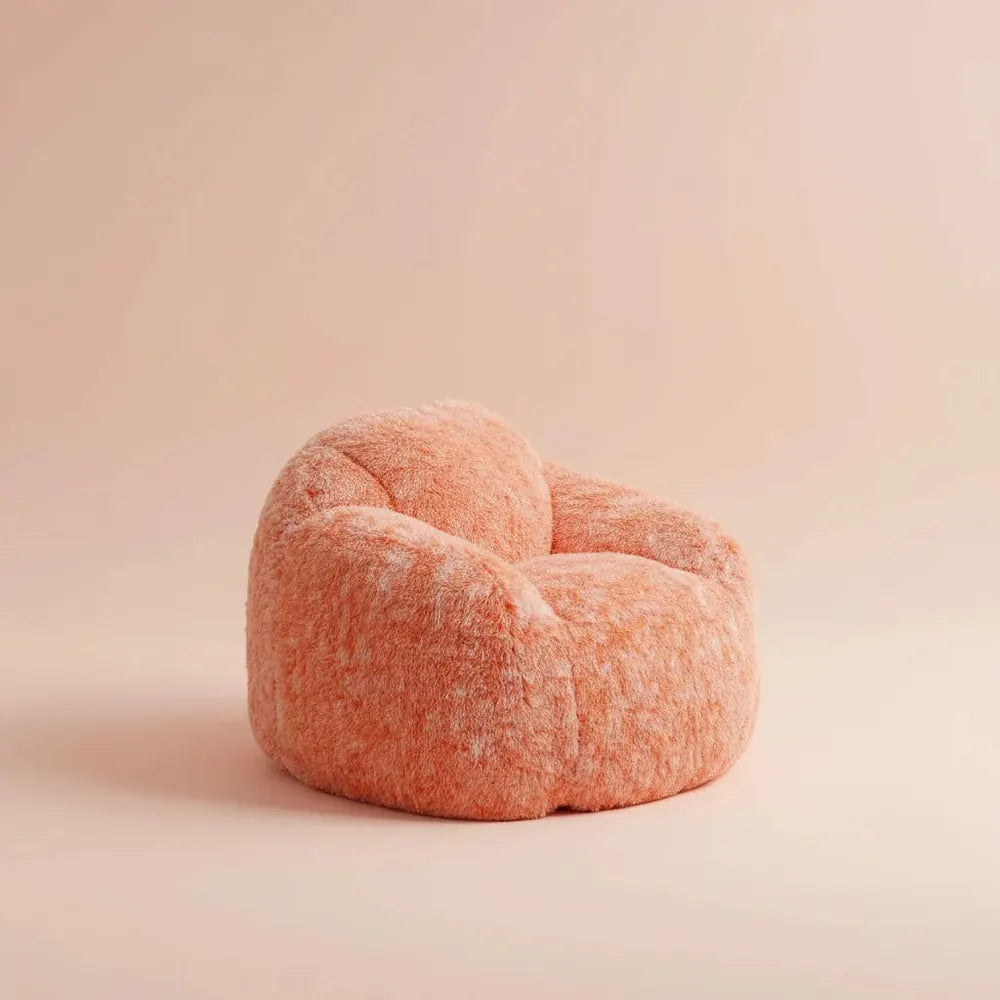 Fauteuil pouf, canapé pouf avec accoudoirs, fauteuil paresseux moelleux en mousse pour la lecture et
