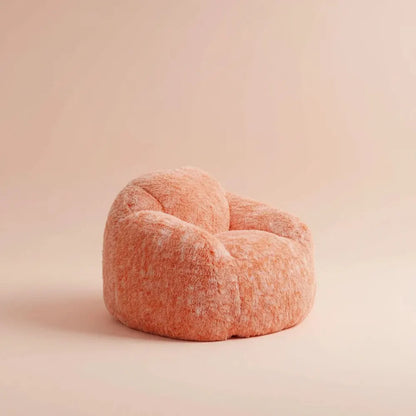 Fauteuil pouf, canapé pouf avec accoudoirs, fauteuil paresseux moelleux en mousse pour la lecture et