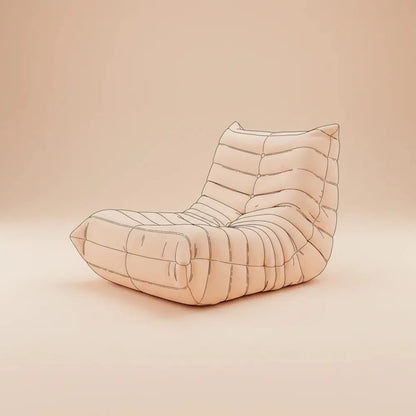 Chaise de pouf pour adulte, canapé en mousse à mémoire de forme, canapé de sol paresseux, chaise de 