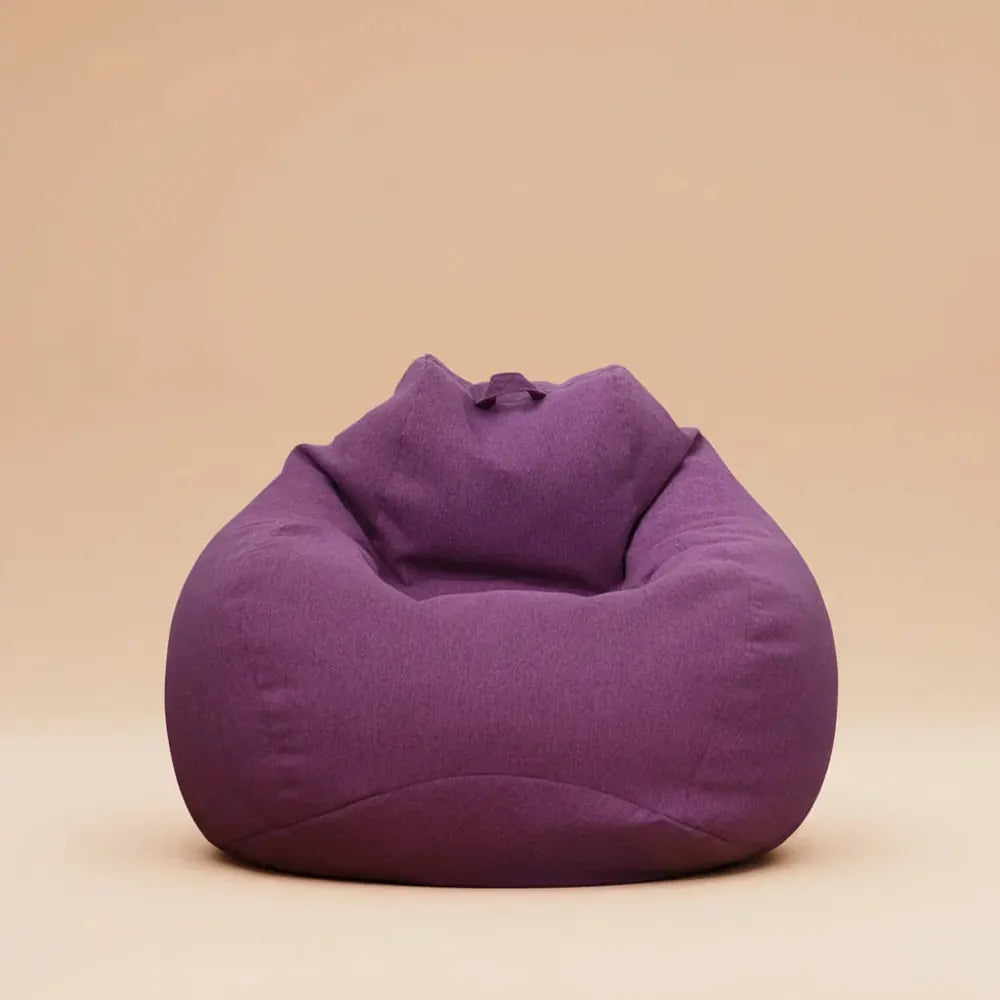 Grand pouf chaise housse de canapé confortable extérieur paresseux siège sac housse de canapé sans r