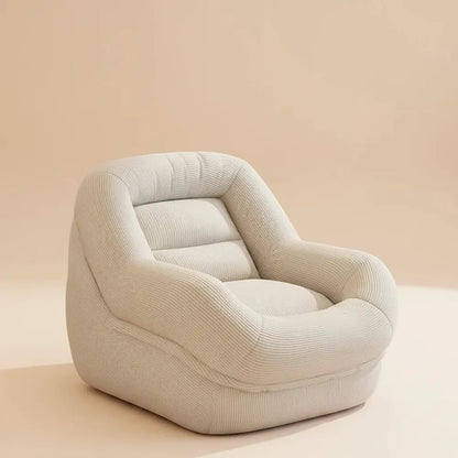 Fauteuil pouf individuel, canapé paresseux pour dormir, design dossier inclinable à 110 degrés, maté