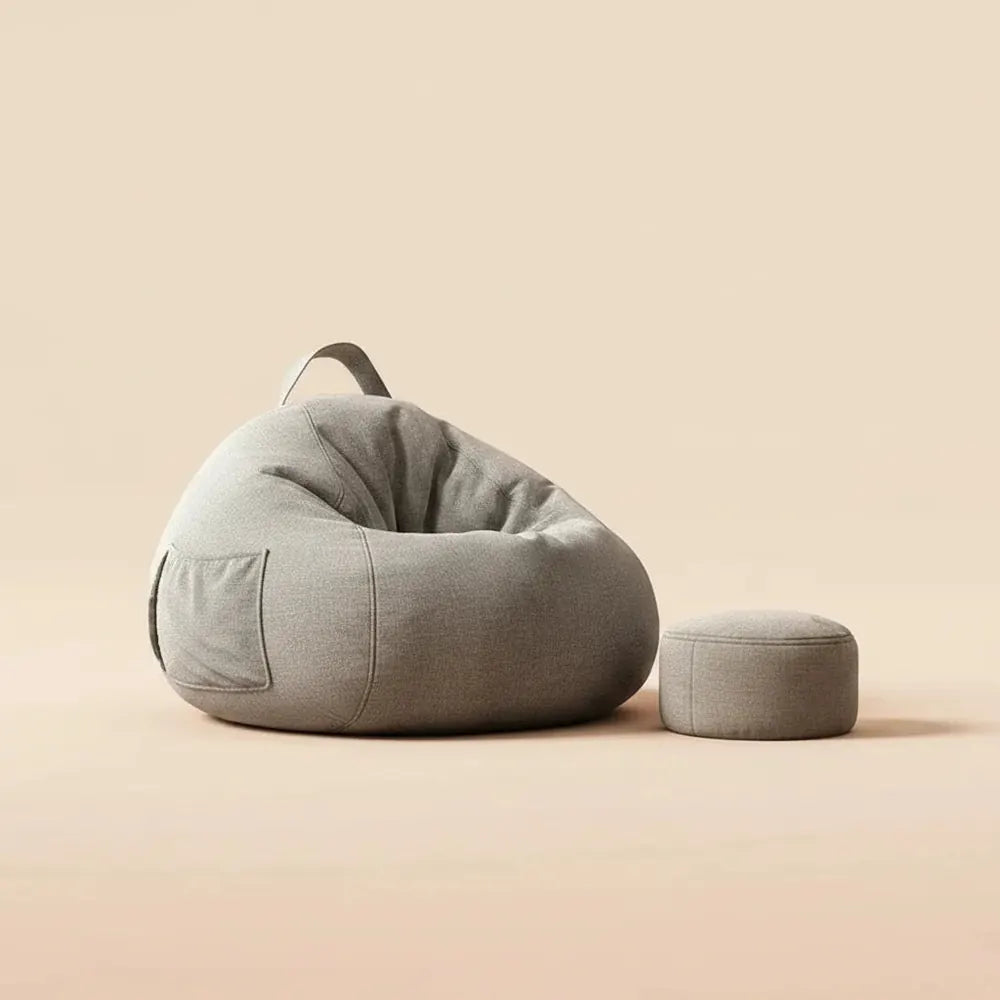 Paresseux canapé pouf personne seule peut s'allonger et dormir sol canapé muebles pouf chaise avec r