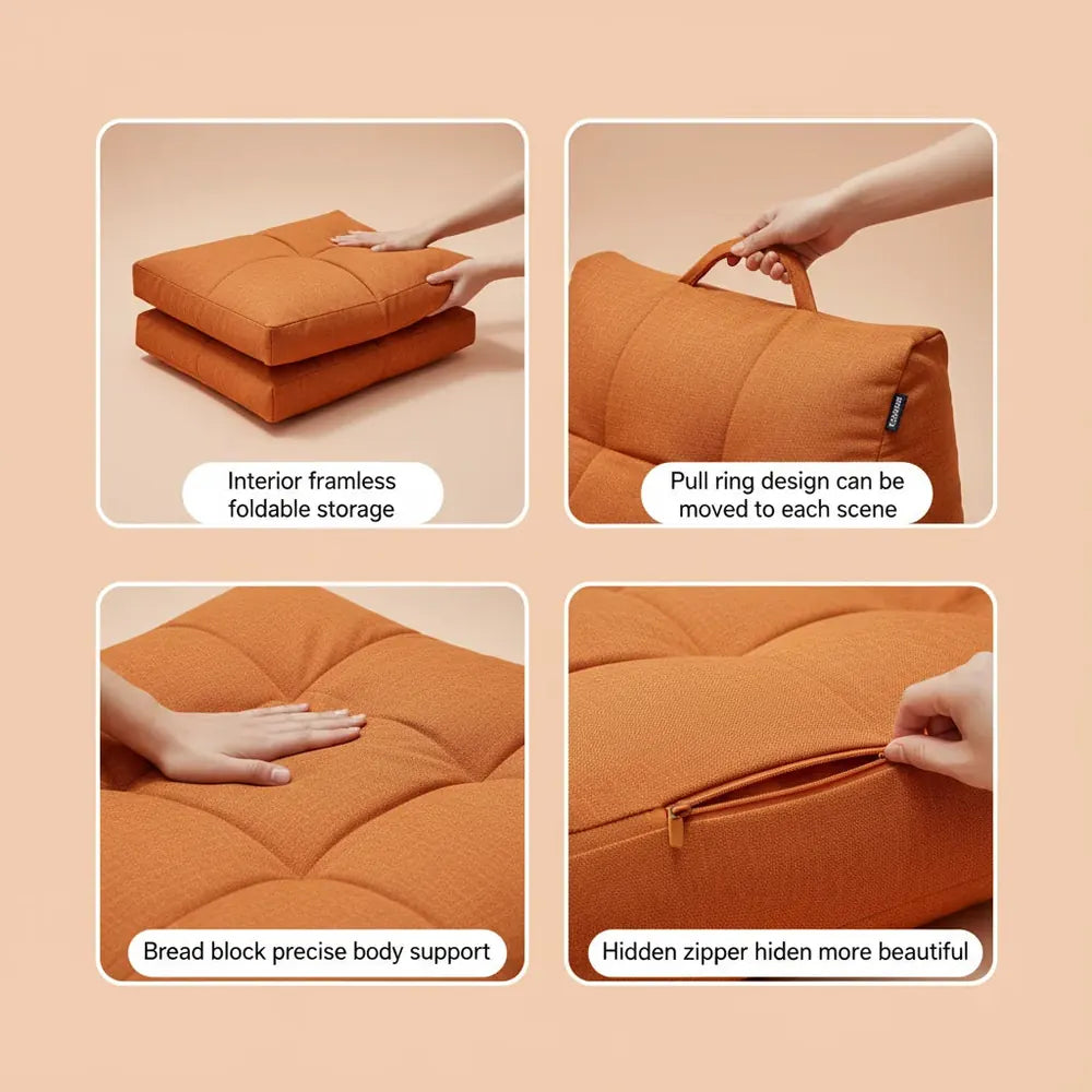 LazySofa – canapé simple, lit de loisirs convertible pour petite maison, salon et balcon, siège de c