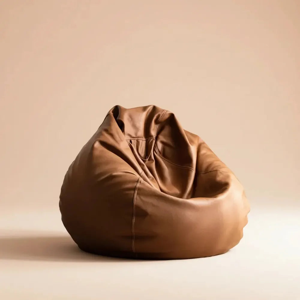 OTAUTAU rempli 70 cm Faux cuir pouf canapés avec remplissage confortable pouf canapé bouffant siège 