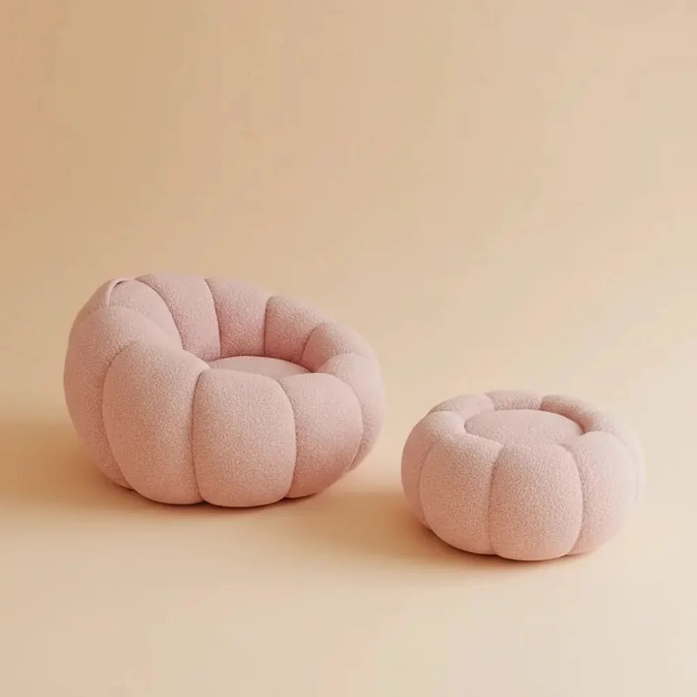 Paresseux citrouille canapé Style nordique simple canapé chaise EPS remplissage de particules doux c
