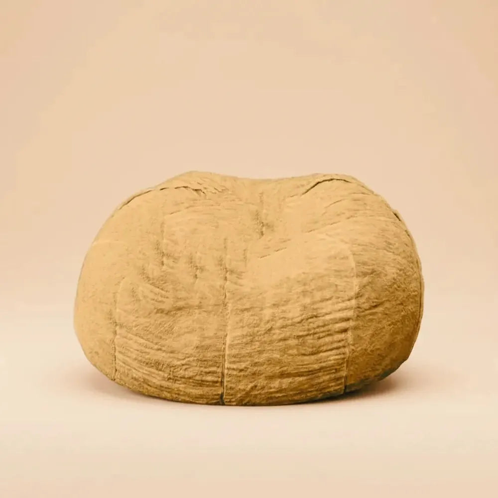 Housse de pouf utilitaire et flexible, anti-décoloration, pour pouf géant d'intérieur, anti-poussièr