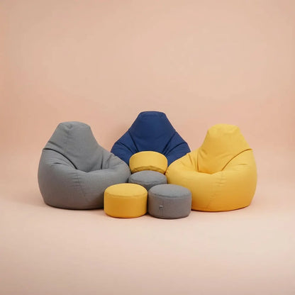 Canapé-lit pour enfants 70x80cm – Fauteuil paresseux avec rembourrage en billes EPS, canapé conforta
