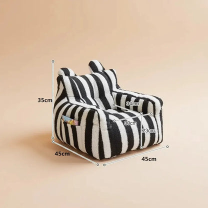 Canapé paresseux en forme d'ours mignon, fauteuil pour chambre de filles, siège tatami, pouf pour en