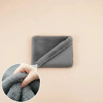 OTAUTAU-Pouf en Fausse Fourrure de Lapin pour Enfant et Adulte, Chaise avec Remplissage, Moelleux, S