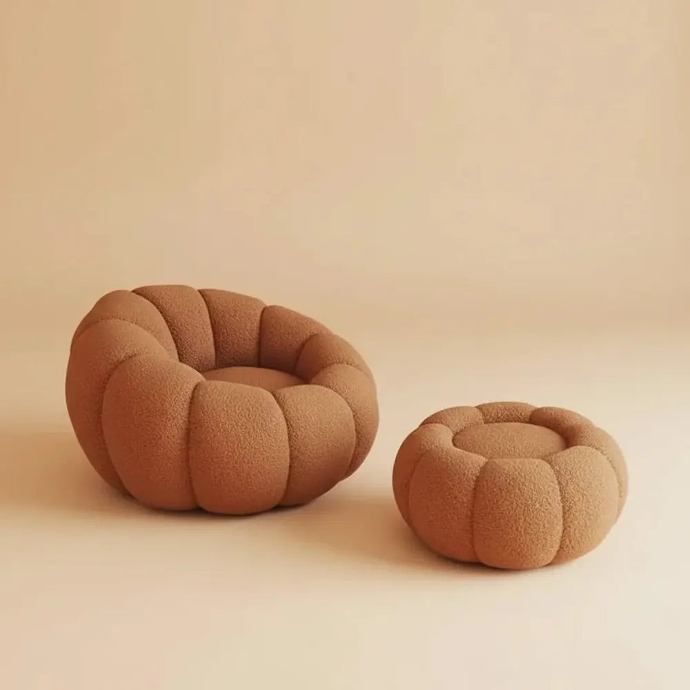 Paresseux citrouille canapé Style nordique simple canapé chaise EPS remplissage de particules doux c