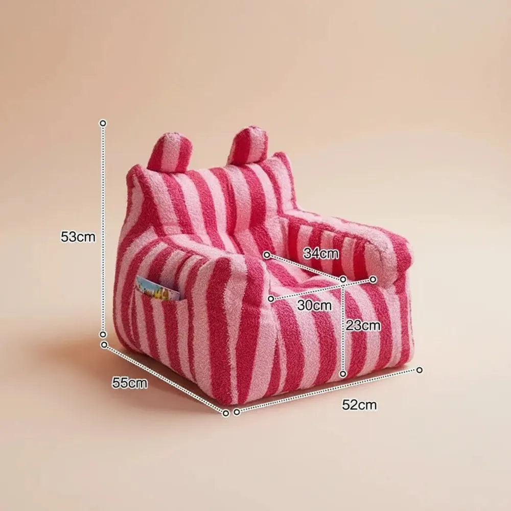 OTAUTAU 3-6 ans enfants petite taille S pouf chaise avec remplissage Faux agneau enfants cadeau de n