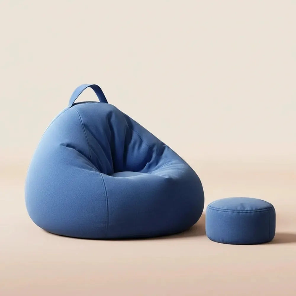 Paresseux canapé pouf personne seule peut s'allonger et dormir sol canapé muebles pouf chaise avec r