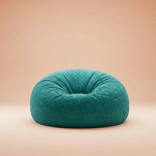 Housse de pouf utilitaire et flexible, anti-décoloration, pour pouf géant d'intérieur, anti-poussièr