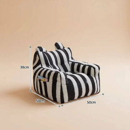 Canapé paresseux en forme d'ours mignon, fauteuil pour chambre de filles, siège tatami, pouf pour en