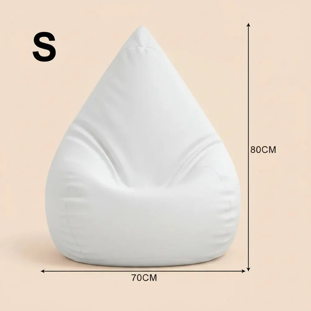 Housse de canapé paresseuse, grande housse de pouf confortable sans remplissage pour la maison, cham