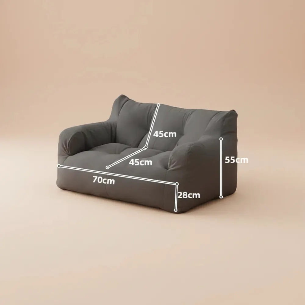 Double paresseux personne canapé petit confortable loisirs inclinable éponge Compression canapé salo
