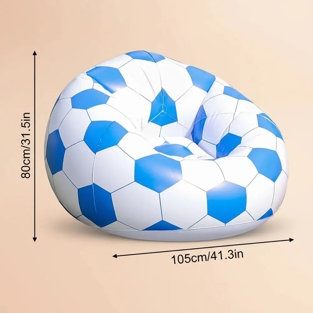 Canapé pouf créatif style sportif (basketball, football) pour chambre d'enfants et salon, idéal pour