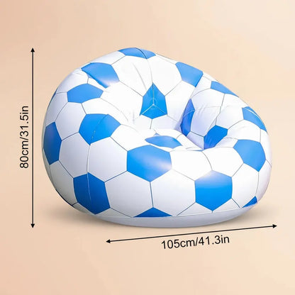 Canapé pouf créatif style sportif (basketball, football) pour chambre d'enfants et salon, idéal pour