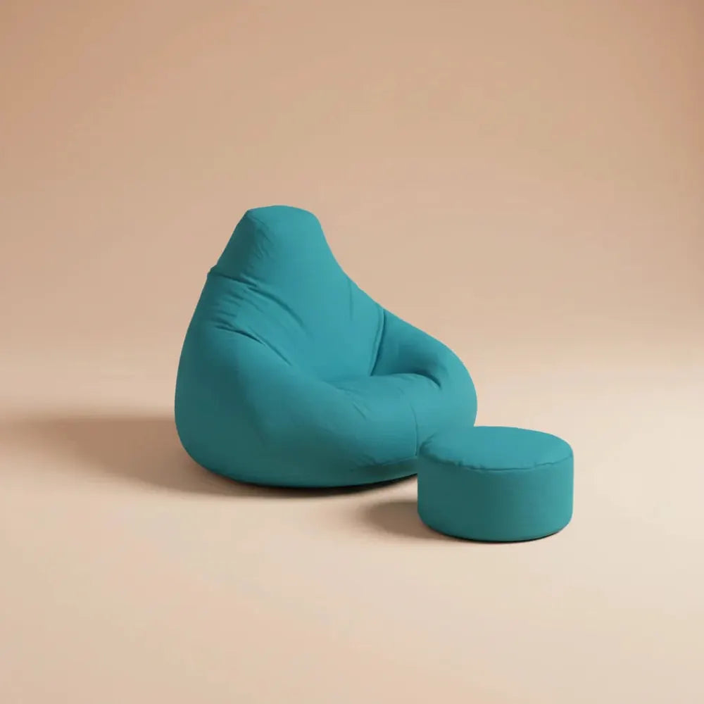 OTAUTAU Pouf imperméable extérieur avec remplissage jardin Camp plage pouf chaise repose-pieds tabou
