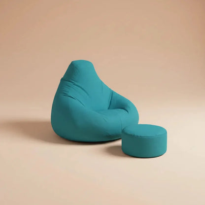 OTAUTAU Pouf imperméable extérieur avec remplissage jardin Camp plage pouf chaise repose-pieds tabou