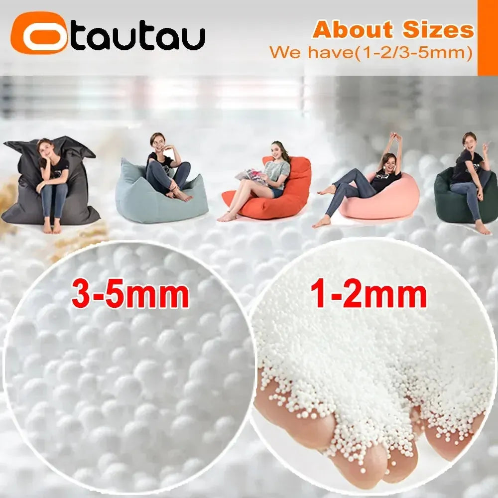 OTAUTAU-Remplisseur de Boules Kampl EPS pour Pouf de 3 Pieds, Coussin en Polyester, Pouf de 3 à 5mm,