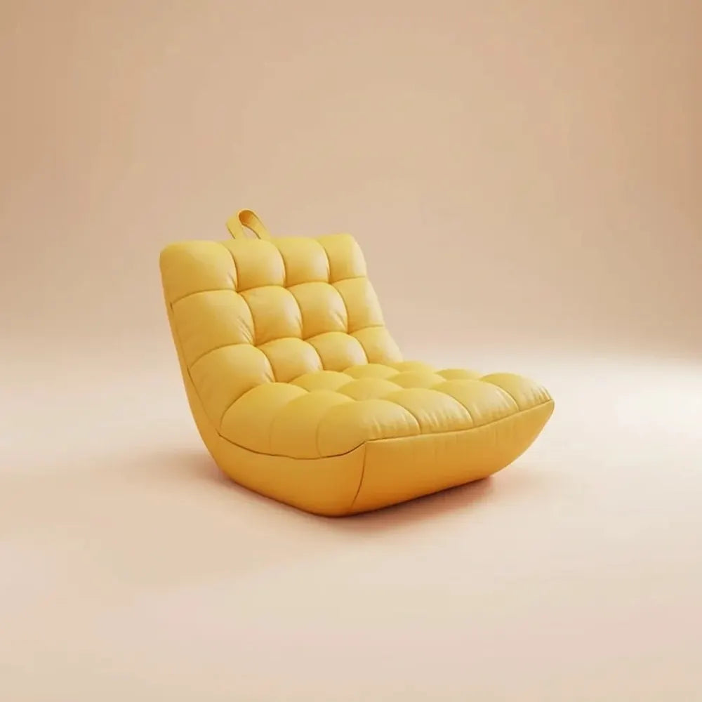 Chaise de pouf minimaliste moderne, chaise longue remplie de mousse EPS, canapé-lit pour adultes et 