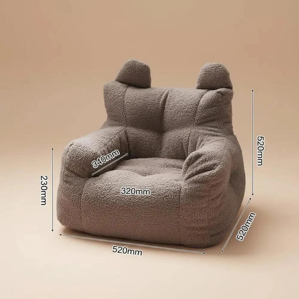 OTAUTAU 3-6 ans enfants petite taille S pouf chaise avec remplissage Faux agneau enfants cadeau de n