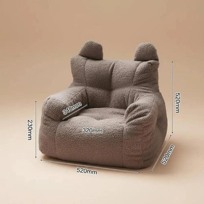 OTAUTAU 3-6 ans enfants petite taille S pouf chaise avec remplissage Faux agneau enfants cadeau de n