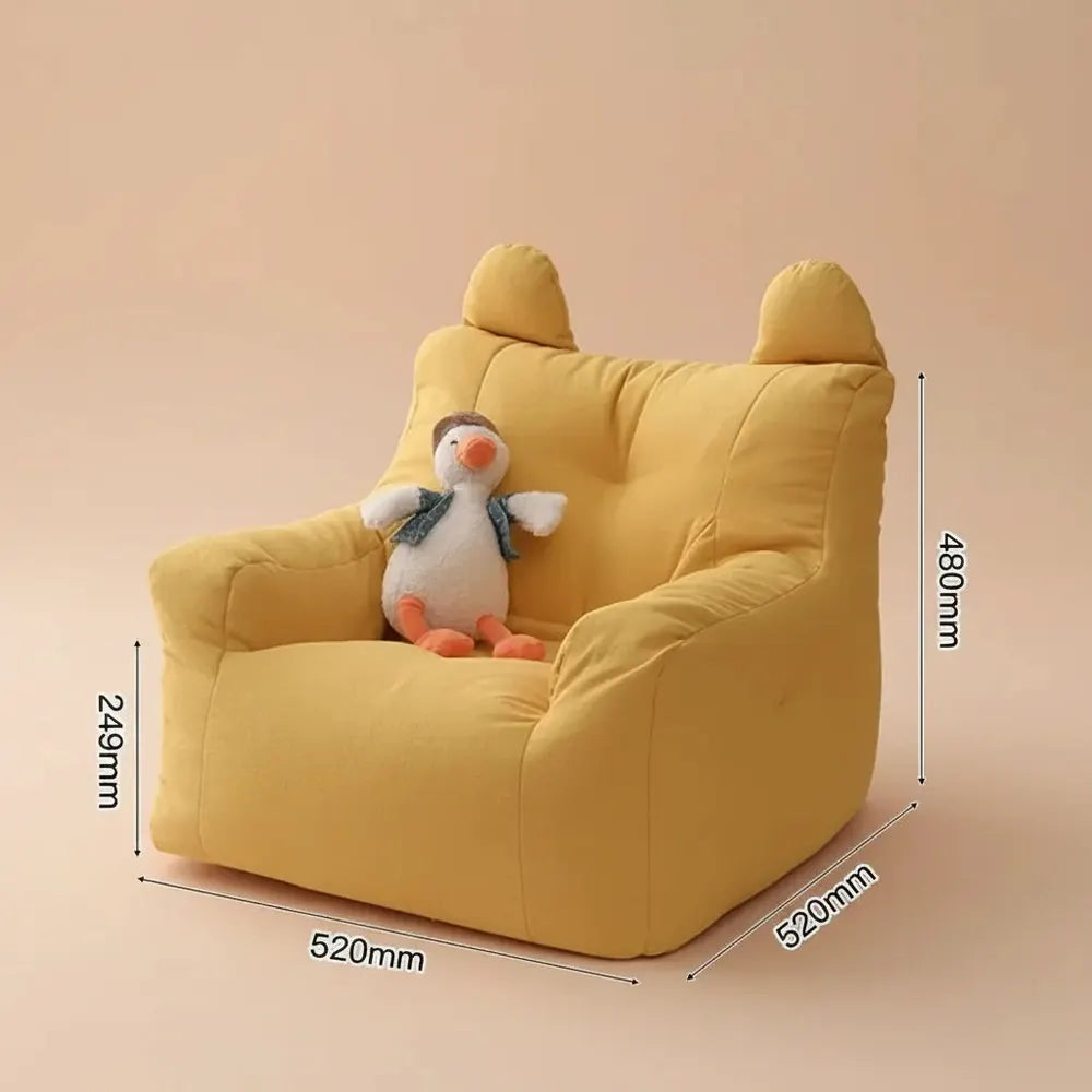 Canapé pouf surdimensionné et confortable avec remplissage en mousse en peluche pour adultes, canapé