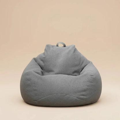 Housse de canapé paresseux avec trois poches latérales, housse de chaise sans remplissage, housse de
