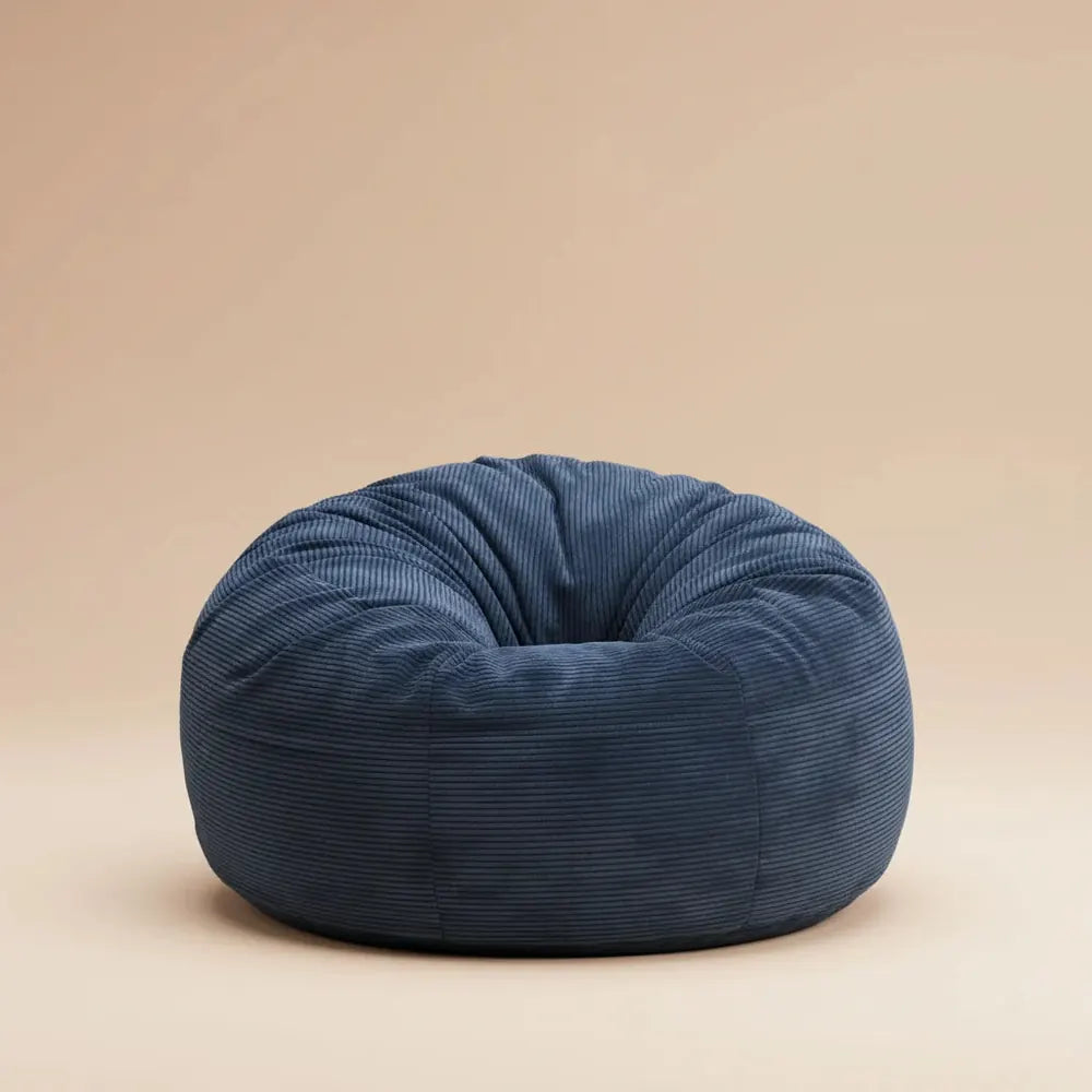 Fauteuil-lit géant en velours côtelé pour adultes, convertible 2-en-1, du canapé au matelas, avec ho
